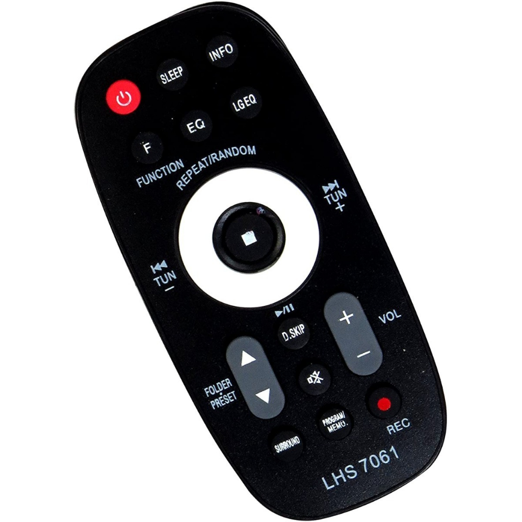 Controle Compatível Micro Som Akb36638215 Rad114 Rad125 em Oferta na Shopee