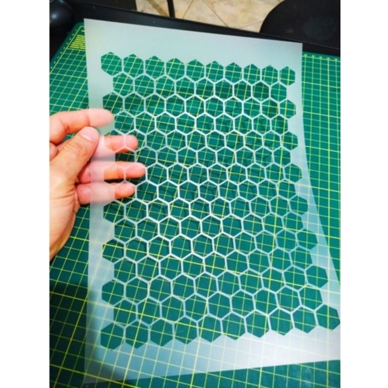 kit 4 Stencils para Aerografias e Pinturas