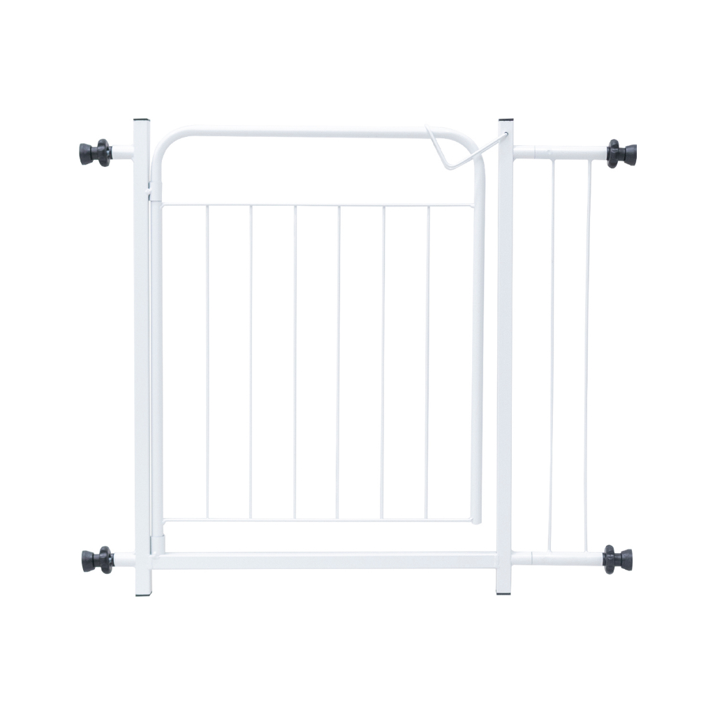 Grade P/ Porta Portão Pressão Pet Cães Criança 78-82cm Cerca + 1 extensor de 10 cm total de 92 cm