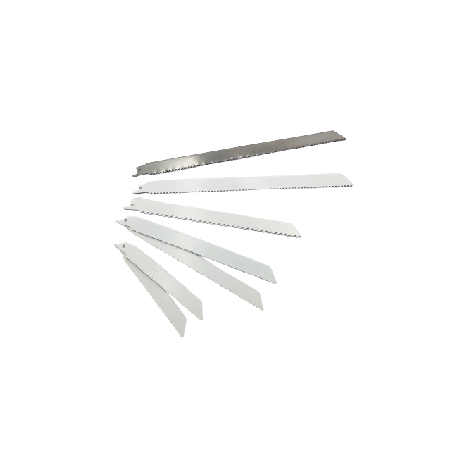 Jogo Kit Lamina Serra 7 Peças Serra Sabre Bimetal Madeira PVC