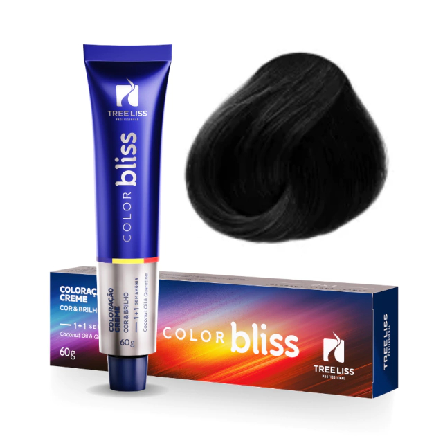 COLORAÇÃO CORES DIVERSAS 60G TREE LISS C/ OX ( ESCOLHA SUA COR)