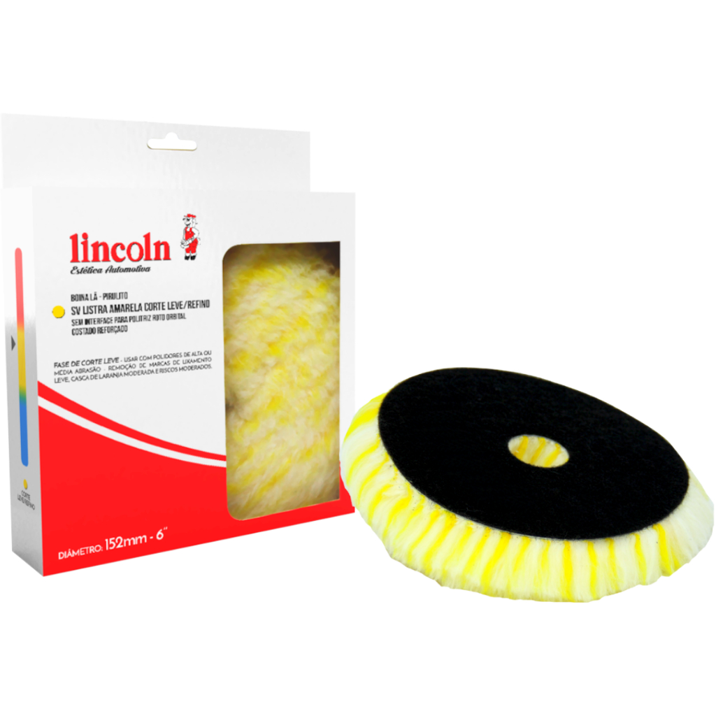 Boina Pirulito Lã Corte Leve Refino Sem Interface 6'' Lincoln - Spare Parts and Accessories for Vehicles
