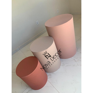 TRIO CAPAS PARA MESAS CILINDROS VESTE FÁCIL - COR DA FOTO