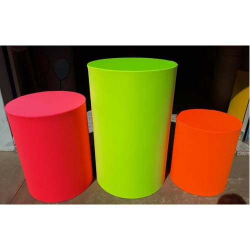 TRIO CAPAS PARA MESAS CILINDROS VESTE FÁCIL - NEON em Oferta na Shopee