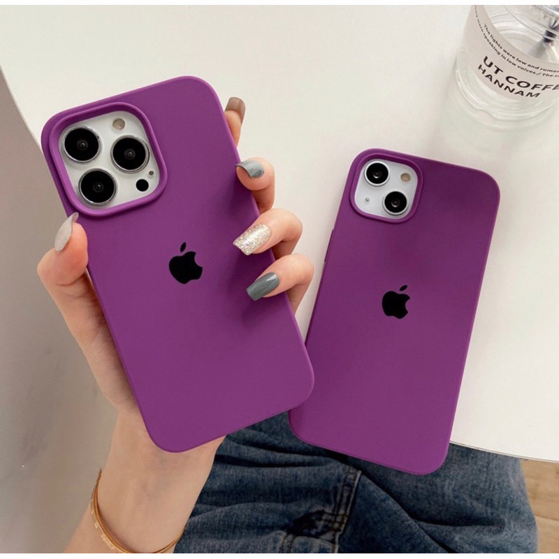 Capa Capinha Silicone Roxa para IPhone XR 11 11PRO MAX 12 12PRO MAX 13 13PRO MAX 14 14PRO MAX 15 15PRO MAX 16 16PRO MAX em Oferta na Shopee