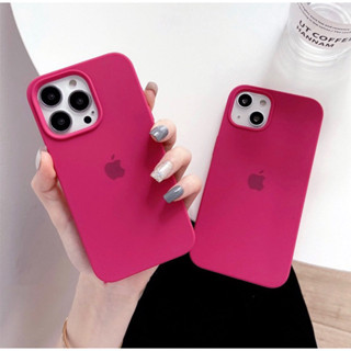 Capa Capinha Case Rosa Fúcsia Aveludada Para IPhone X XS XR XS MAX 6G 6S 7G 8G 7PLUS 8PLUS 11 11PRO 11PRO MAX 12 12PRO 12PRO MAX 13 13PRO 13PRO MAX 13MINI 14 14PRO 14PRO MAX 14MAX 14PLUS 15 15PRO 15PRO MAX 15ULTRA 15PLUS