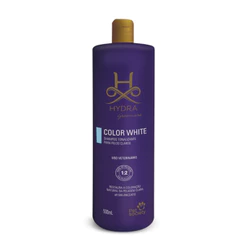 Shampoo Tonalizante Cães Gatos Pelagem Branca Hydra Groomers Color White 500mL