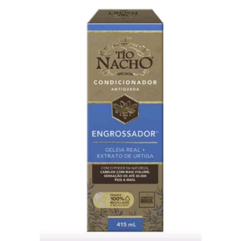 TIO NACHO CONDICIONADOR 415ML ANTIQUEDA ENGROSSADOR DE FIOS
