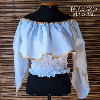 BLUSINHA FEMININA UMBANDA/CANDOMBLÉ/KIMBANDA