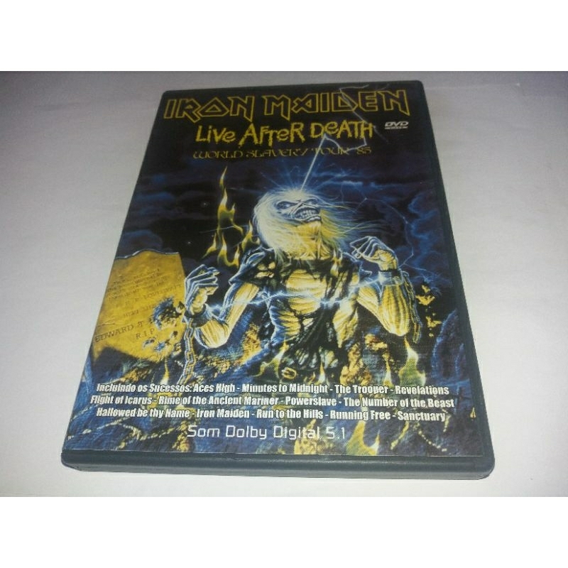 Dvd - Iron Maiden - Live After Death : World Slavery Tour 1985 - Novo