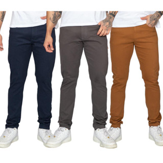 Calça Masculina Sarja C/ Elastano Lycra Várias Cores 38 ao 48, Preta, Azul, Bege, Branco, Caramelo, Areia, Azul Marinho Jeans Sarja Direto De Fabrica Qualidade Alfaiataria Social