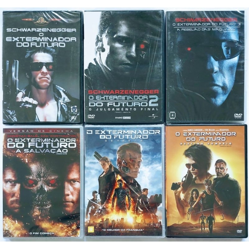 Dvd O Exterminador Do Futuro - 6 Filmes - Lacrado e Original (RARIDADE)