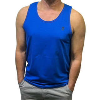 Regata Masculina Fit Slim Algodão Fitness Esporte Academia toqref