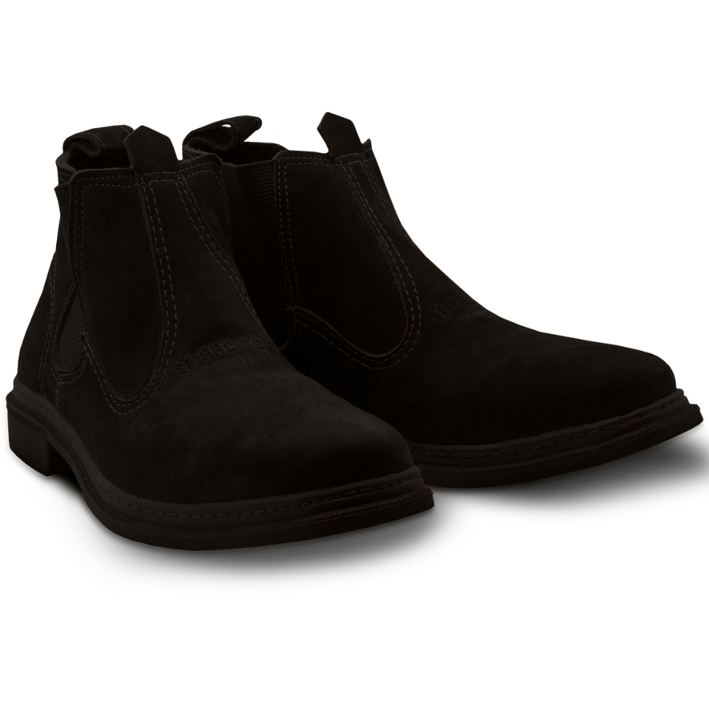 Bota Botina Coturno Couro Top Country Nobuck Masculina Feminina Pro Tork Agriculture