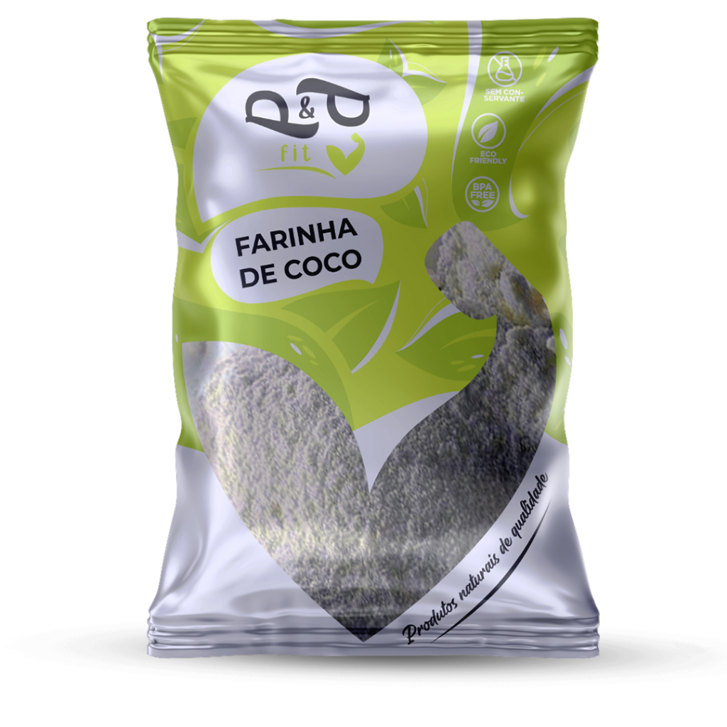 Farinha de Coco Branca Low Carb 500g - Alta Qualidade