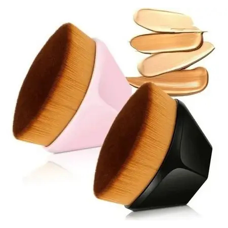 Pincel Para Base Hexagonal Oval Makeup Base Pincel Maquiagem Mágico