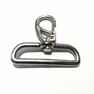 Mosquetão 40mm Prata - 2 Pares (4und)  - Bolsas Mochilas Alças em Oferta na Shopee