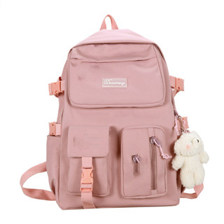 Mochila Escolar De Alta Capacidade Estilo COM ursinho e estojo
