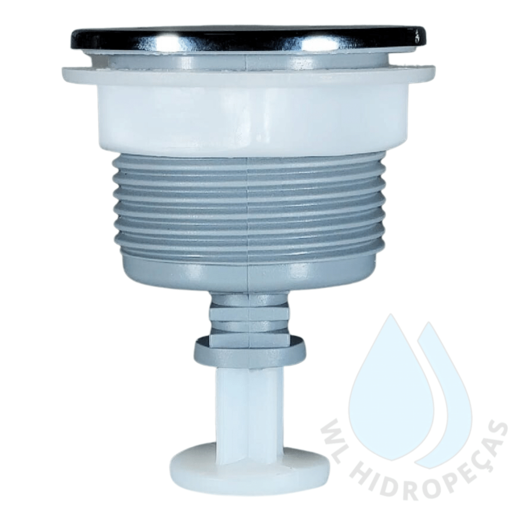 Botão para Caixa Acoplada 69mm Cromado Astra