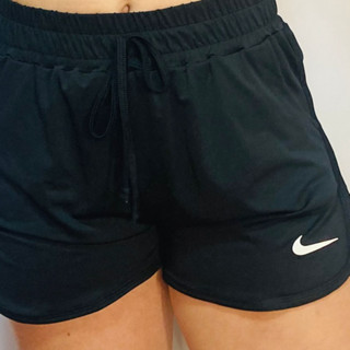 Short Feminino Esportivo Pro Academia Suede Preto Bermuda Confort