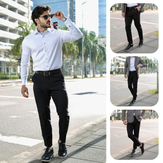 Calça Alfaiataria Masculina Slim Fit