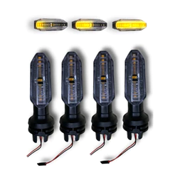 Kit C/ 4 Pisca Led Seta Honda Cb250f Twister 2019 Sequencial