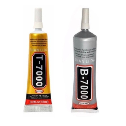 Cola P/ Colar Celular T7000 B7000 Preta Ou Transparente 15ml / 110ml