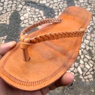Chinelo Rasteirinha Percata sandália feminina Couro em Oferta na Shopee