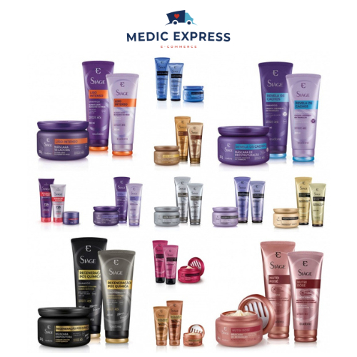Kit Combo Eudora Siàge Cronograma Capilar Shampoo + Condicionador + Mascara - Escolha o seu