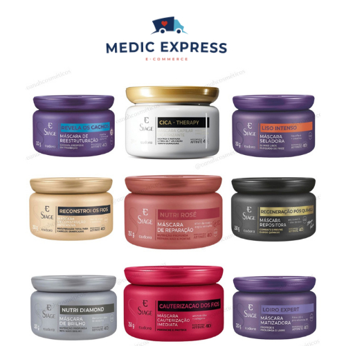 Máscaras de Tratamento Capilar 250g (Eudora Siàge)