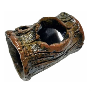 Enfeite De Aquário Tronco Toca Mini Betta Peixes Pequenos Casinha em Oferta na Shopee