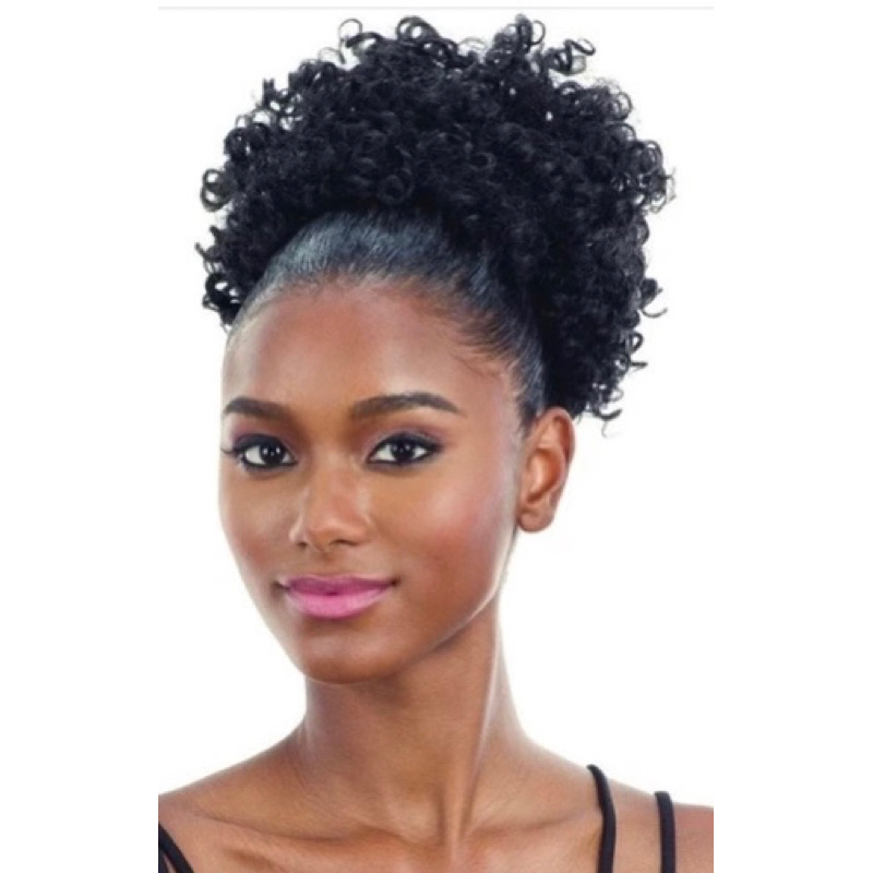 Coque Orgânico Volumoso Afro Puff Regulador - Pentinhos Internos
