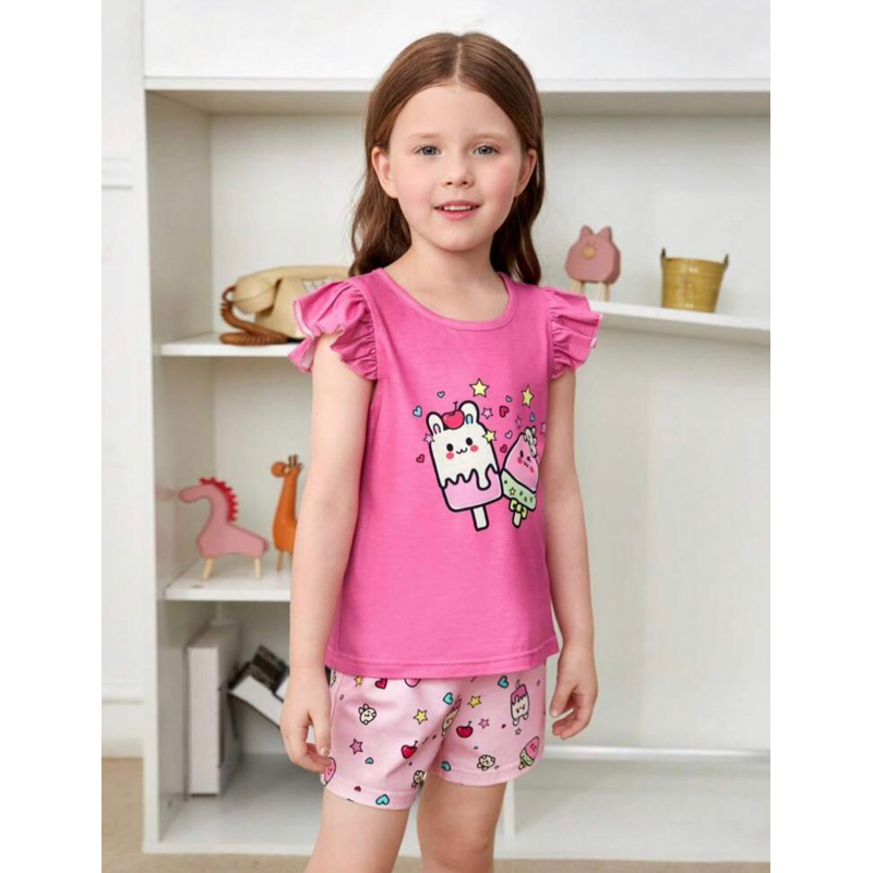Roupa de Dormir infantil estampa picolé