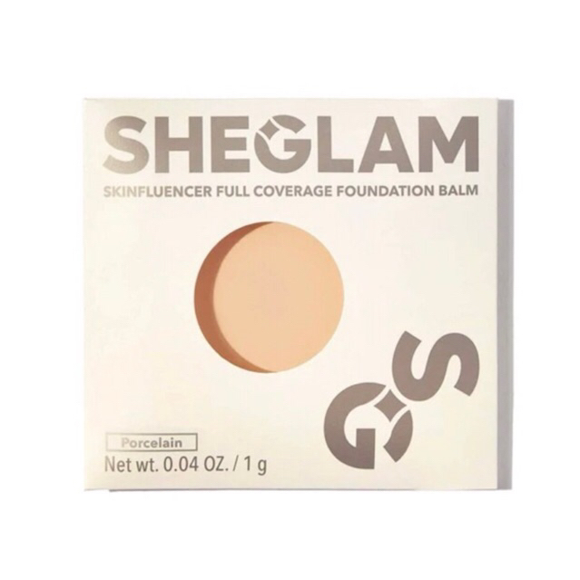 Amostra de base SHEGLAM Skinfluencer 1g Alta Cobertura - POR FAVOR LEIA O AVISO!!!