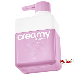 Creamy Emulsão de Limpeza facial vitamina E + Centella asiática 180ml