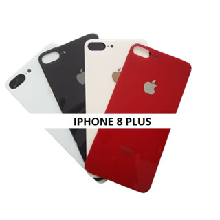 Tampa Traseira iPhone 8 Plus de Vidro + Cola 3M (Furo Maior)