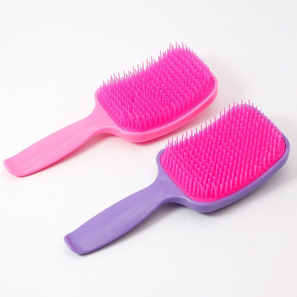 Escova De Cabelo Raquete Flex Desembaraça Sem Quebrar Fios