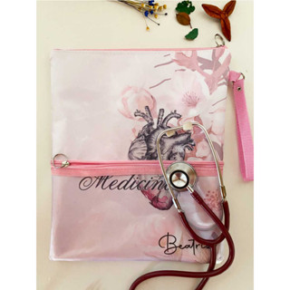 Bolsa Porta Jaleco profissão personalizado com nome - medicina