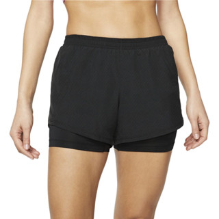 Shorts Feminino De Corrida 2 em 1 Academia Moda Fitness