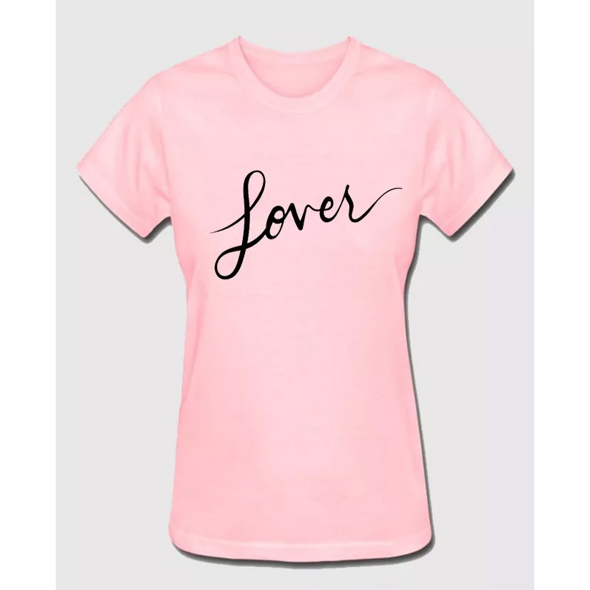 Baby Look Feminina Casual Manga Curta Taylor Swift Lover Music