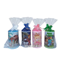 30 Un Cofrinho C/ Embalagem Lembrancinha Personalizada Kit Festa Infantil (Temos Todos os Temas)