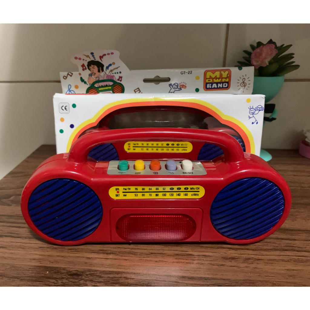 Brinquedo Antigo Tipo Rádio DJ - Anos 90