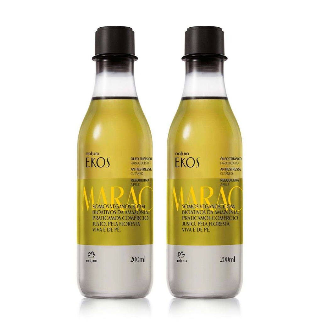Kit Óleo Trifásico Desodorante Corporal Ekos Maracujá