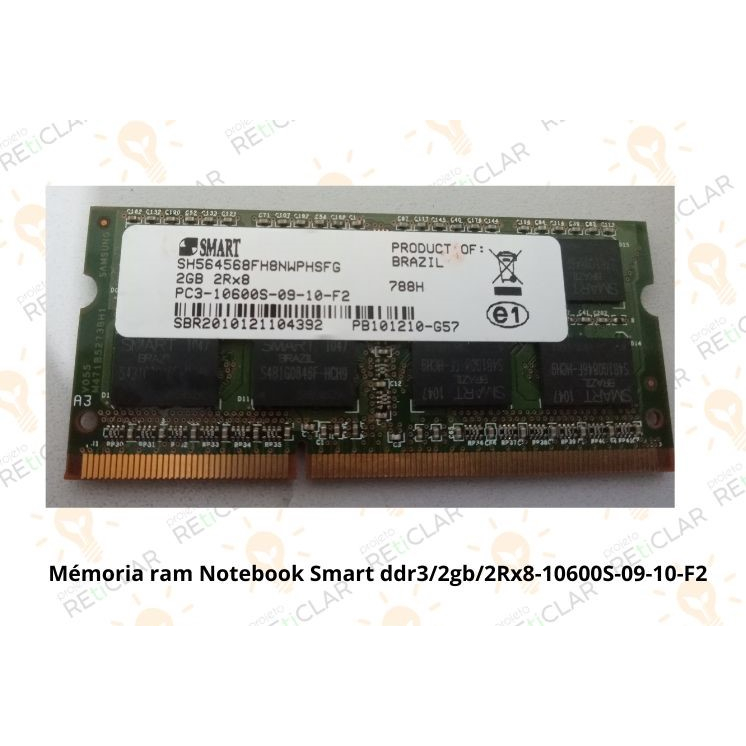 Memoria Ram Notebook DDR3/2gb /1,5V (diversas marcas)