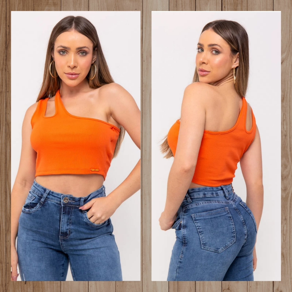 Cropped Alça Dupla Planet Girls
