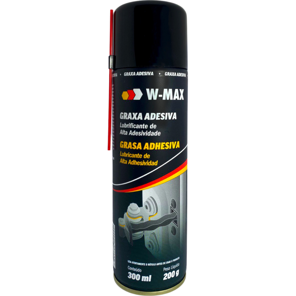 Graxa Adesiva Spray Lubrificante Líquido W-Max - Spare Parts and Accessories for Vehicles