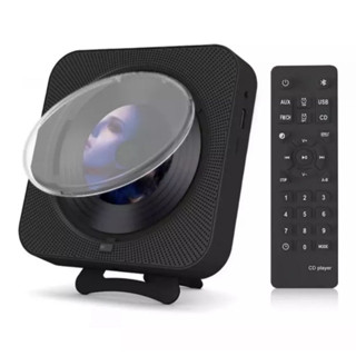 Leitor De Cd Portátil Alto-Falante Bluetooth, Usb, Rádio Fm, Leitor De Música Com Controle