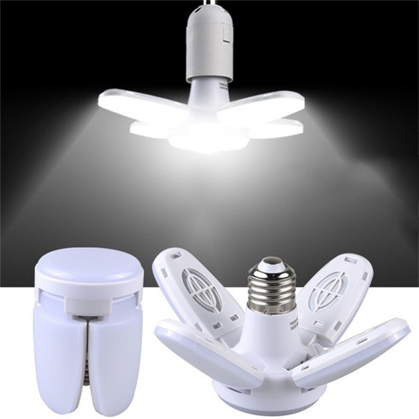 Luminária De Teto Dobrável Lâmpada De Pétalas 6000K 28w Para Quarto / Sala De Estar / Casa...