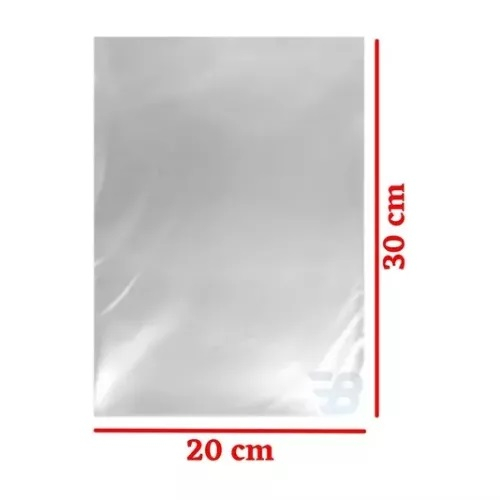 Saco Plástico Transparente PP 20x30cm Espessura 0,06 com 100 unidades em Oferta na Shopee