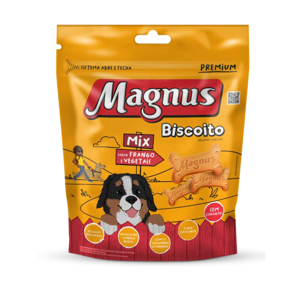 Biscoito Magnus Mix Para Cães 500g